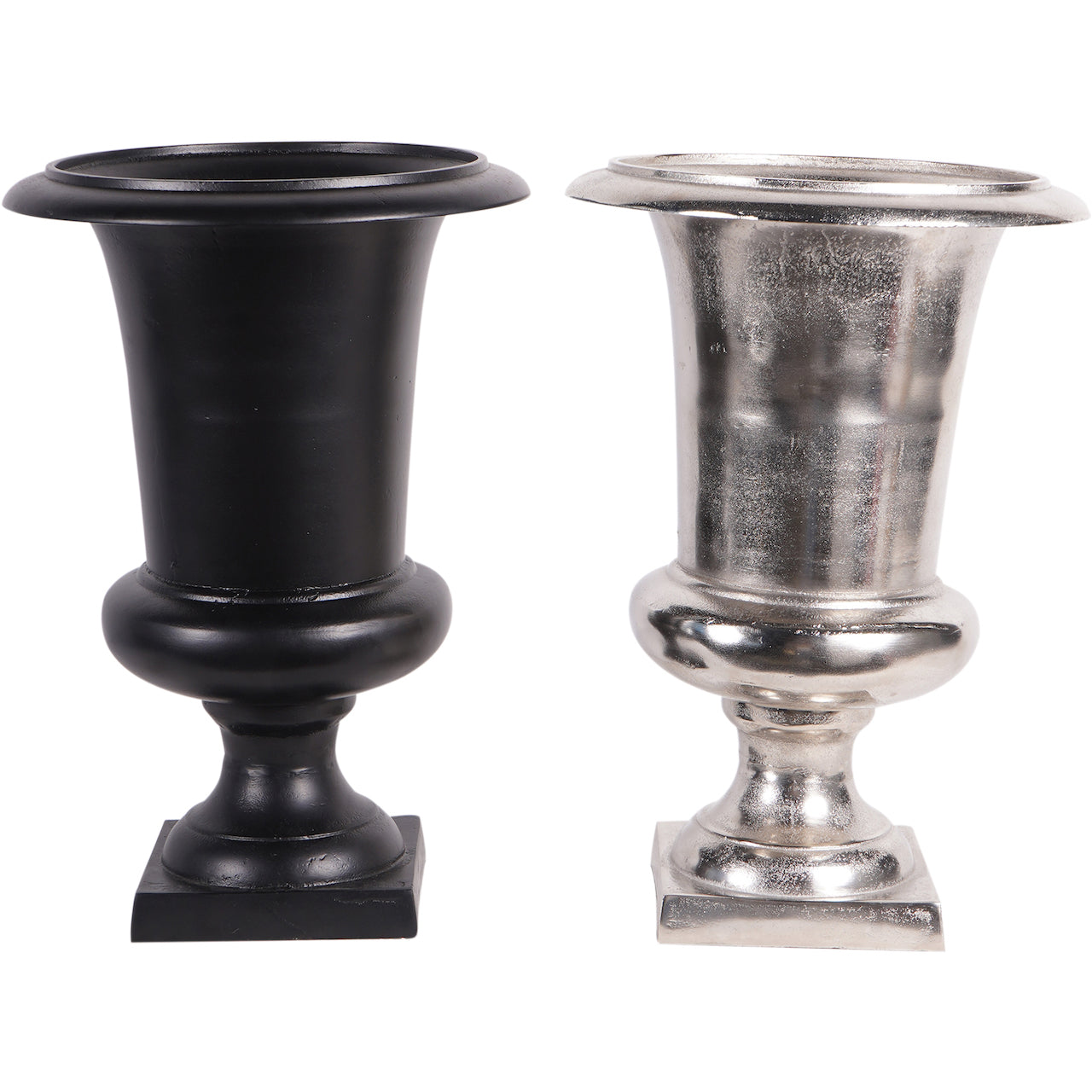 Buchan Black Aluminium Urn Vase